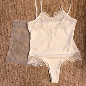 🆕️NWT! White Lingerie- Size Small